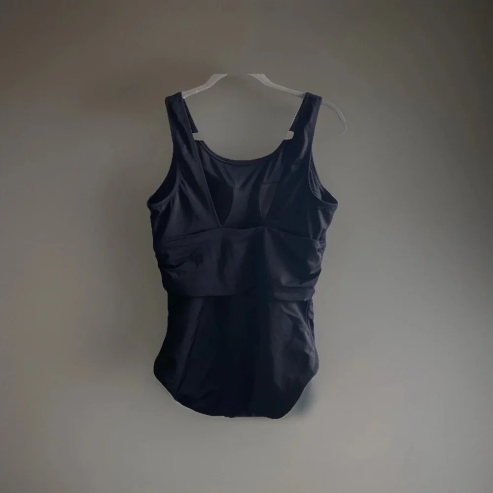 Lands End Women’s Size 14 Black‎ One Piece Swimsuit